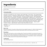 Naturtint Permanent Hair Colourant Copper Blonde 8C 170ml — ingredients (INCI) panel, generated from the pack
