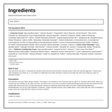 Naturtint Hair Colour Cream 3N Dark Chestnut Brown — ingredients (INCI) panel, generated from the pack