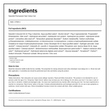 Naturtint Permanent Hair Colourant Wheatgerm Blonde 8N 170ml — ingredients (INCI) panel, generated from the pack