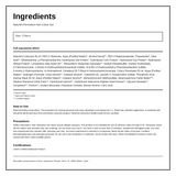 Naturtint Permanent Hair Colourant Brown-Black 2N 170ml — ingredients (INCI) panel, generated from the pack