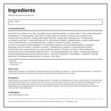 Naturtint Permanent Hair Colourant Sandy Golden Blonde 8G 170ml — ingredients (INCI) panel, generated from the pack
