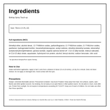 BioKap Dark Brown Root Touch Up Spray — ingredients (INCI) panel, generated from the pack