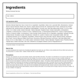 BioKap Extra Light Golden Blond 9.3 Rapid Permanent Hair Dye — ingredients (INCI) panel, generated from the pack