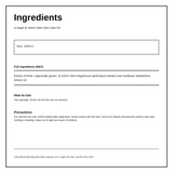 A. Vogel St John's Wort Skin Care Oil — ingredients (INCI) panel, generated from the pack