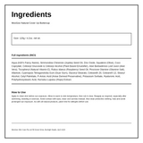 MooGoo Natural Cover Up Buttercup SPF15 — ingredients (INCI) panel, generated from the pack