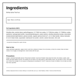 BioKap Light Brown Root Touch Up Spray — ingredients (INCI) panel, generated from the pack