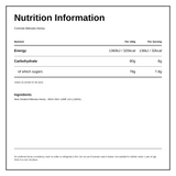 Comvita UMF 10+ Manuka Honey — nutrition information panel, generated from the pack