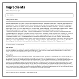 BioKap Chestnut Light Brown 5.05 Dye — ingredients (INCI) panel, generated from the pack