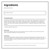 BioKap Light Blond Root Touch Up Spray — ingredients (INCI) panel, generated from the pack