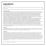BioKap Swedish Blond 7.1 Hair Dye — ingredients (INCI) panel, generated from the pack