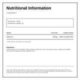 A.Vogel Nature-C — nutrition information panel, generated from the pack