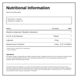 Bio-Intestin — nutrition information panel, generated from the pack
