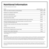Nature's Plus BioAdvanced Joint Complex — nutrition information panel, generated from the pack