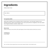 Weleda Citrus Creamy Body Wash — ingredients (INCI) panel, generated from the pack