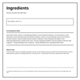 MooGoo Natural Milk Wash — ingredients (INCI) panel, generated from the pack