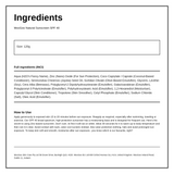 MooGoo Natural Sunscreen SPF 40 120g — ingredients (INCI) panel, generated from the pack