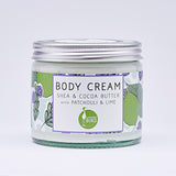 Laughing Bird Body Cream Shea & Cocoa Butter with Patchouli & Lime 250ml