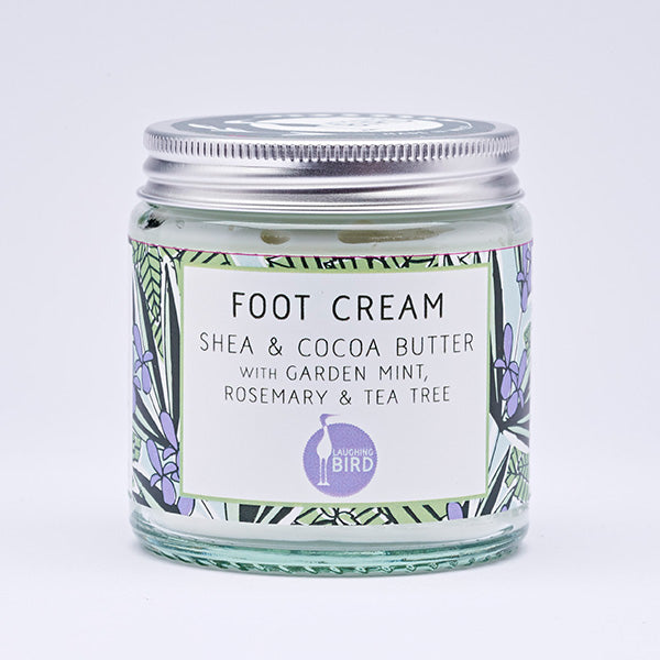Laughing Bird Shea Butter Foot Cream with Mint, Rosemary & Tea Tree