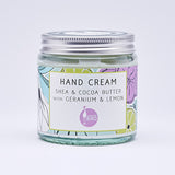 Laughing Bird Hand Cream Shea & Cocoa Butter with Geranium & Lemon 120ml