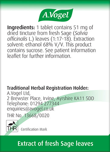 A.Vogel Menoforce Sage 30 tablets