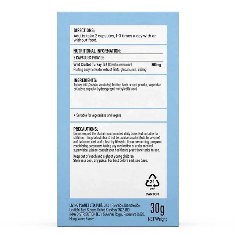 Mushrooms For Life Wild Crafted Turkey Tail Pure Grade Extract