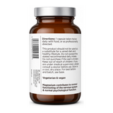 Biocare Magnesium Glycinate 60 Capsule by BioCare Vitamin & Mineral Supplements — back view showing ingredients and product details, studio product photo on white background
