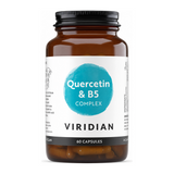 Viridian Quercetin B5 Plus Complex by Viridian Natural Remedies — front view showing product label and branding, studio product photo on white background