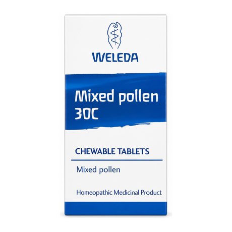 Weleda Mixed Pollen by Weleda Natural Remedies — front view showing product label and branding, studio product photo on white background