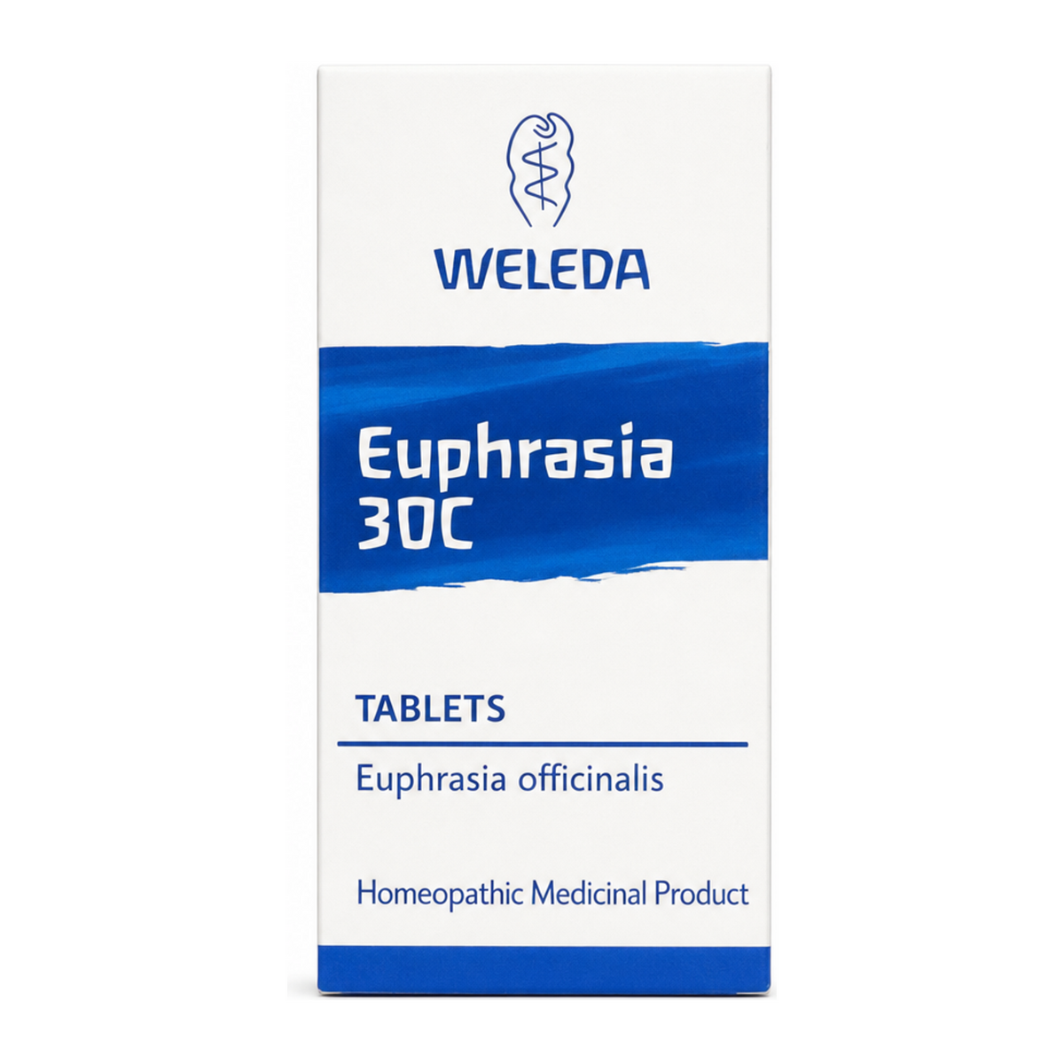 Weleda Euphrasia 30C - 125 tabs by Weleda Natural Remedies — front view showing product label and branding, studio product photo on white background