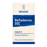 Weleda Belladonna 30C - 125 tabs by Weleda Natural Remedies — front view showing product label and branding, studio product photo on white background