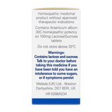 Weleda Arsen Alb 30C by Weleda Natural Remedies — ingredients side panel, studio product photo on white background