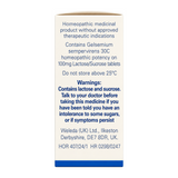 Weleda Gelsemium 30C - 125 tabs by Weleda Natural Remedies — ingredients side panel, studio product photo on white background