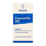 Weleda Chamomilla 30C - 125 tabs by Weleda Natural Remedies — front view showing product label and branding, studio product photo on white background