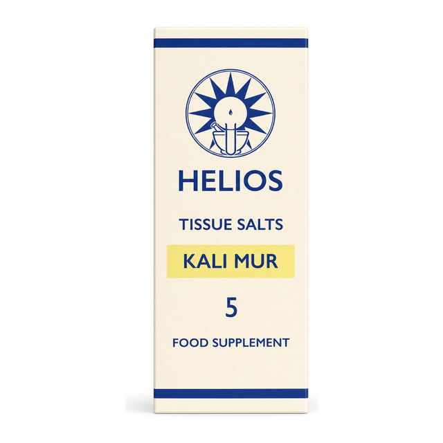 Helios Tissue Salts No. 5 Kali Mur by Helios Natural Remedies — front view showing product label and branding, studio product photo on white background