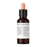 Dr Bach Hornbeam Bach Flower Remedy by Ainsworths Natural Remedies — back view showing ingredients and product details, studio product photo on white background