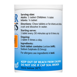 Schuessler No 11 Nat Sulph Tissue Salts 125 Tabs by Schuessler Natural Remedies — cooking instructions side panel, studio product photo on white background
