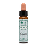 Dr Bach Chicory Bach Flower Remedy by Ainsworths Vitamin & Mineral Supplements — front view showing product label and branding, studio product photo on white background