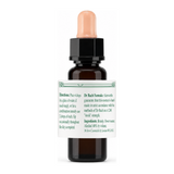 Dr Bach Star of Bethlehem Bach Flower Remedy by Ainsworths Natural Remedies — back view showing ingredients and product details, studio product photo on white background