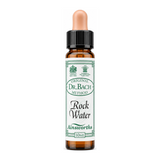 Dr Bach Rock Water Bach Flower Remedy by Ainsworths Natural Remedies — front view showing product label and branding, studio product photo on white background