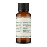 Dr Bach Agrimony Bach Flower Remedy by Ainsworths Natural Remedies — back view showing ingredients and product details, studio product photo on white background