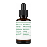 Dr. Bach Elm Flower Remedy by Ainsworths Natural Remedies — back view showing ingredients and product details, studio product photo on white background