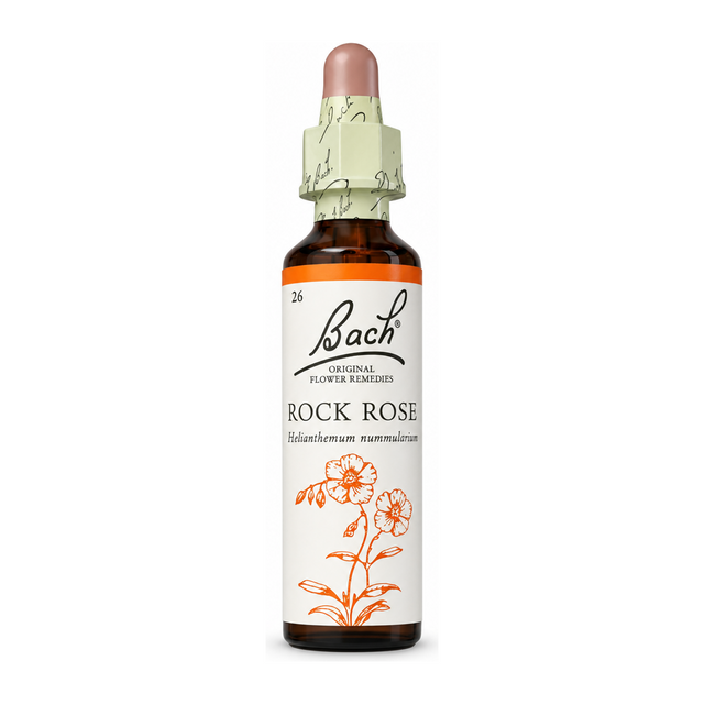 Bach Original Flower Remedies Rock Rose by Bach Natural Remedies — front view showing product label and branding, studio product photo on white background
