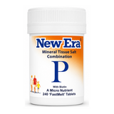 New Era Combination P - 240 tablets by New Era Natural Remedies — front view showing product label and branding, studio product photo on white background