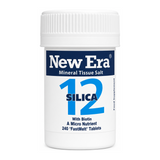 New Era No.12 Silica 240 tablets by New Era Natural Remedies — front view showing product label and branding, studio product photo on white background