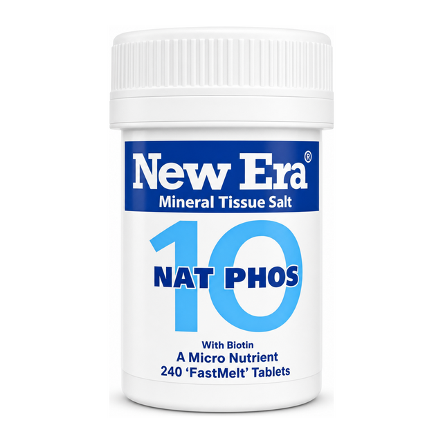 New Era No.10 Nat. Phos. 240 tabs by New Era — front view showing product label and branding, studio product photo on white background