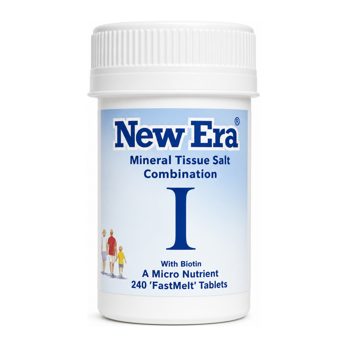 New Era Combination I - 240 tablets by New Era Natural Remedies — front view showing product label and branding, studio product photo on white background
