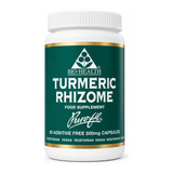 Bio Health Turmeric Rhizome Capsules by Bio-Health Natural Remedies — front view showing product label and branding, studio product photo on white background