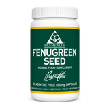 Bio Health Fenugreek Seed Capsules by Bio-Health Natural Remedies — front view showing product label and branding, studio product photo on white background
