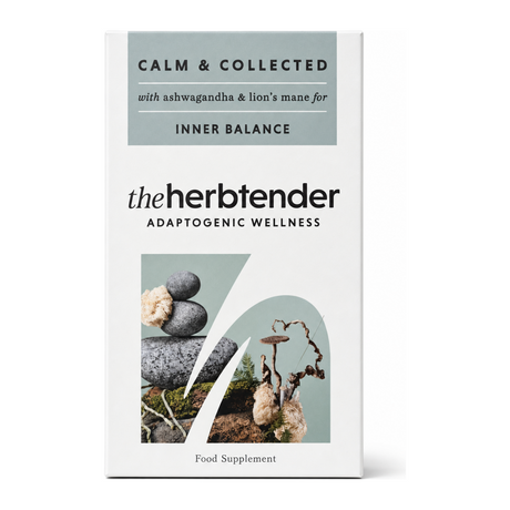 The Herbtender Calm & Collected - Inner Balance by The Herbtender Natural Remedies — front view showing product label and branding, studio product photo on white background