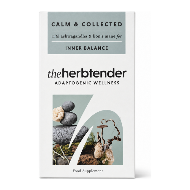 The Herbtender Calm & Collected - Inner Balance by The Herbtender Natural Remedies — front view showing product label and branding, studio product photo on white background